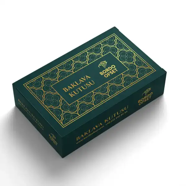 Baskılı Baklava Kutusu
