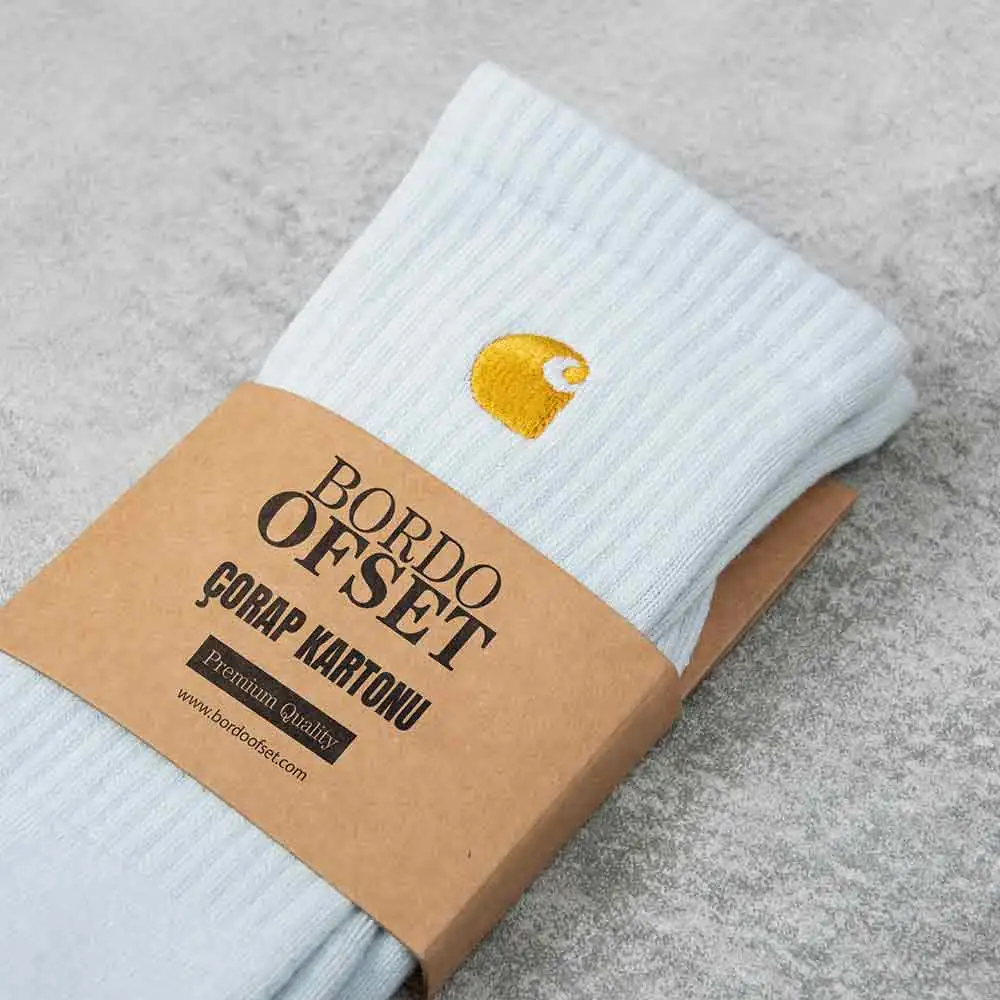 Çorap Etiketi Çorap Kartonu