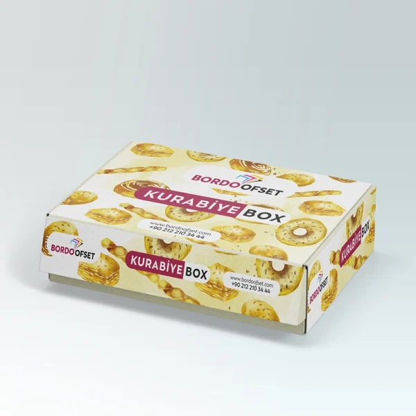 Pastaneler için kurabiye kutusu