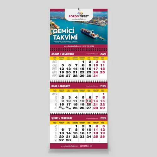 Promosyon Gemici Takvimi