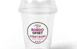 Baskılı Şeffaf Etiket (Sticker)