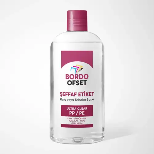 Şeffaf - Ultra Clear Etiket
