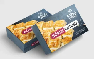 Özel Baskılı Börek Kutusu