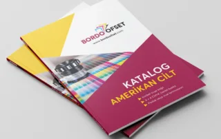 Amerikan Cilt Dikey Ebat Katalog