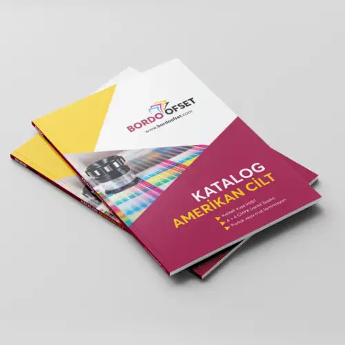 Amerikan Cilt Dikey Ebat Katalog