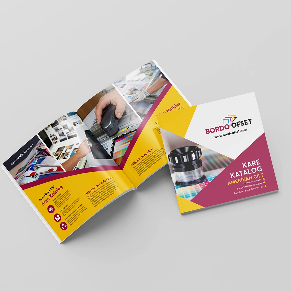Amerikan Cilt Kare Ebat Katalog