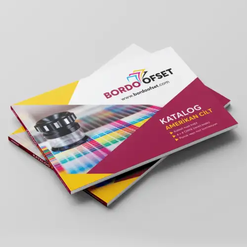 Amerikan Cilt Yatay Ebat Katalog