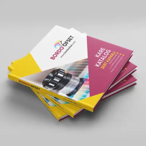 Sert Kapaklı Kare Ebat Katalog