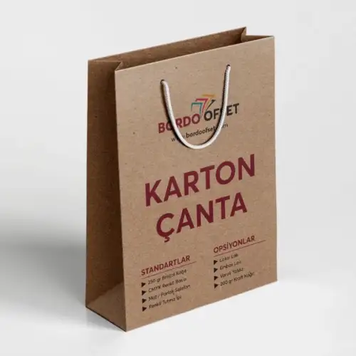 Karton Çanta Kraft