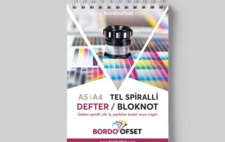 Bloknot Üstten Spiralli
