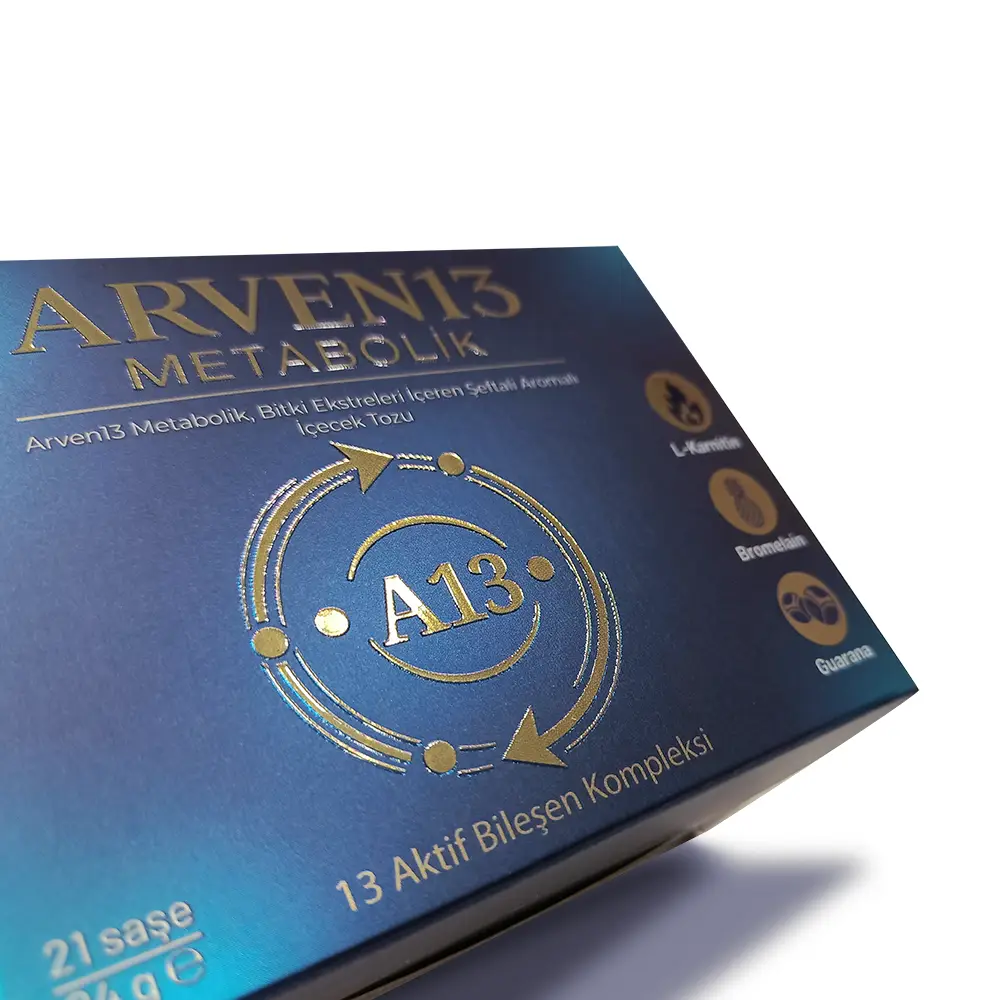 Aven13 Gıda Takviyesi Metalize Kaplama Premium Kutu-2