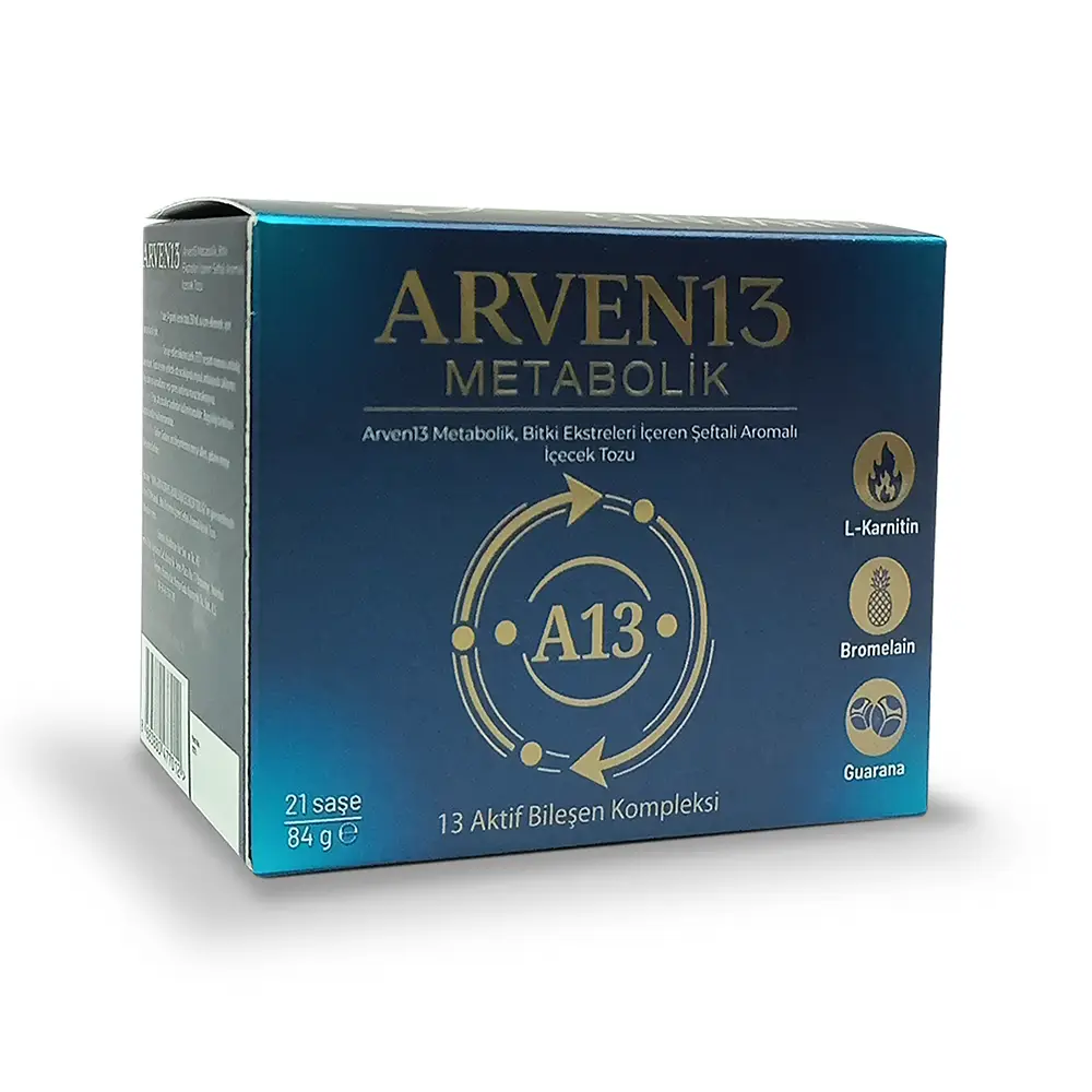 Aven13 Gıda Takviyesi Metalize Kaplama Premium Kutu-1