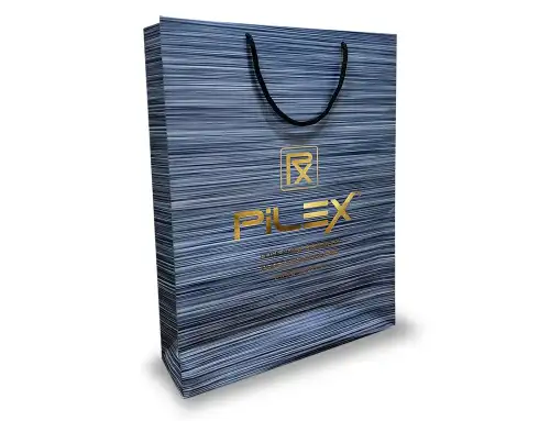 Bursa Pilex Altın Yaldızlı Karton Çanta